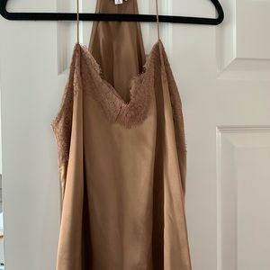 Cami NYC racer back lace cami